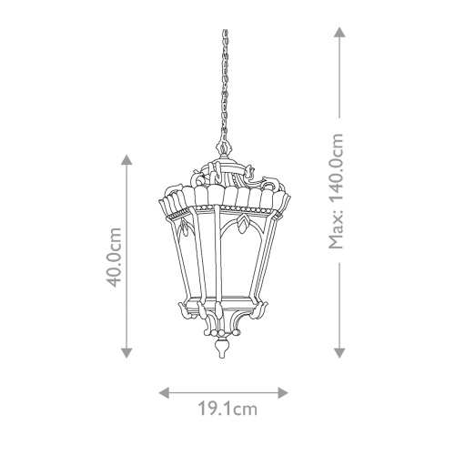 Подвесной фонарь Kichler, Арт. KL-TOURNAI8-M фото 2