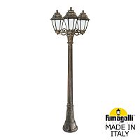 Fumagalli Садово-парковый фонарь FUMAGALLI ARTU BISSO/ANNA 3L E22.158.S30.BYE27
