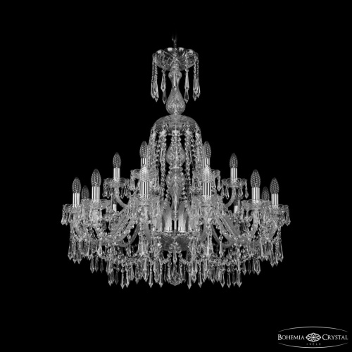 Люстра хрустальная 1403/12+6/300/XL-95 Ni Bohemia Ivele Crystal (Богемия Ивеле Кристалл) Люстра хрустальная 1403/12+6/300/XL-95 Ni Bohemia Ivele Crystal (Богемия Ивеле Кристалл)