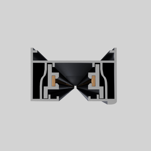 ST001.439.00 Шинопровод однофазный накладной  ST-Luce Черный Длина 3 000мм BASE фото 2