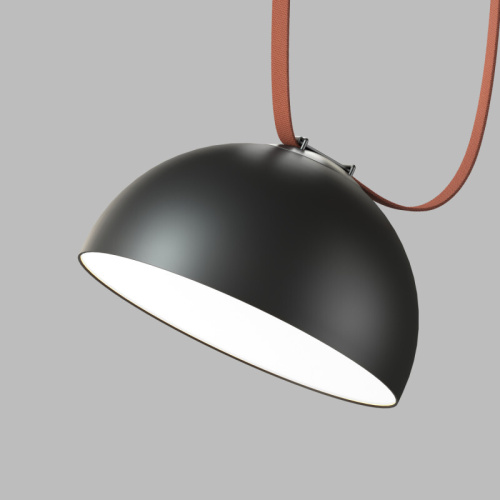 DK5562-BK Cветильник для трека-ремня Belty, серия Flow со светодиодом, D300*H171мм, 48V DC, 28W, RA90, 120°, 4000K, IP20, черный, алюминий