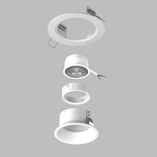 Комплект со светильником Lightstar Domino Round (214616+214606+214006) D61606WMOD фото 2