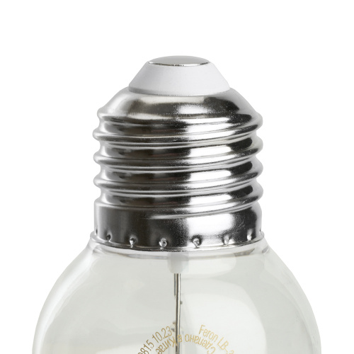 Лампа светодиодная Feron LB-383 Шарик прозрачный E27 2W 230V 2700K фото 4