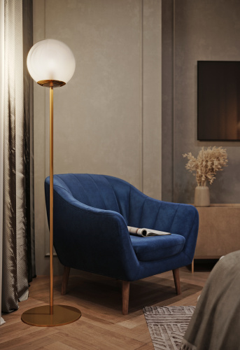 SL1190.213.01 Подвес ST-Luce Золотистый/Прозрачно-белый E27 1*60W CASSIUS фото 2