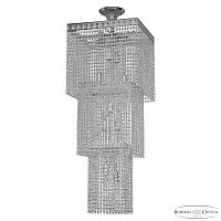 Люстра каскад хрустальная 83302/40IV-100 Ni Bohemia Ivele Crystal (Богемия Ивеле Кристалл)