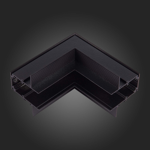 ST007.449.00 Внутренний угол-соединитель для встраиваемого магнитного шинопровода ST-Luce Черный SKYLINE 48 фото 3