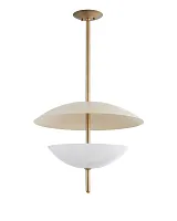 Золотистый подвесной светильник "Чинцио"