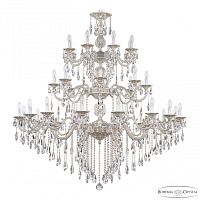 Люстра с хрустальными подвесками AL78104/16+8+8/550/3d B WMG Bohemia Ivele Crystal (Богемия Ивеле Кристалл)