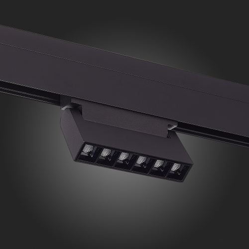 ST364.446.06 Магнитный трековый светильник Черный LED 1*6W 4000K 532Lm Ra>80 36° IP20 L120xW22xH108 SKYLINE 48 фото 2