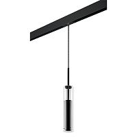 PRO756017 Светильник д/1-фазн трека CILINO 1х40W GU10 МАТОВЫЙ ЧЕРНЫЙ (756017+595007)