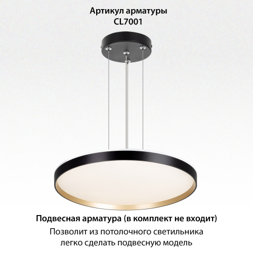 Citilux ETALON CL750501R LED RGB Светильник с пультом Чёрный+Золото фото 17 Citilux ETALON CL750501R LED RGB Светильник с пультом Чёрный+Золото фото 17