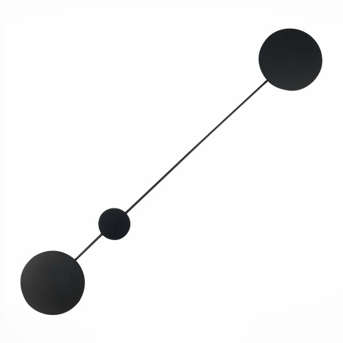 SL6006.401.02 Светильник настенный ST-Luce Черный/Черный LED 2*5W 3000K TONDO фото 3