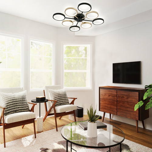 Потолочный светильник Escada 10262/8 LED*50W Black/Gold фото 6 Потолочный светильник Escada 10262/8 LED*50W Black/Gold фото 6