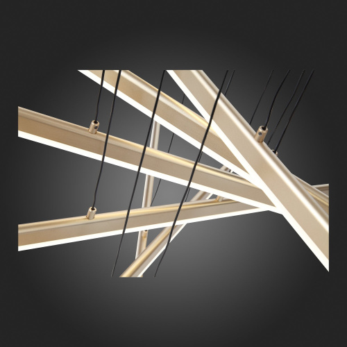 SL394.223.06 Светильник подвесной ST-Luce Матовое золото/Белый LED 6*16,6W 4000K BASONI фото 2