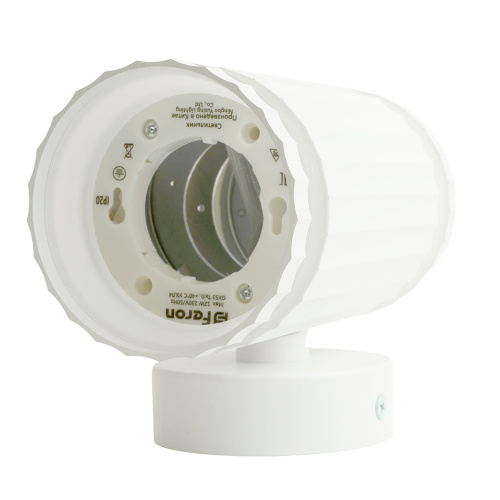 Светильник  настенный Feron HL3690 OLYMPUS 12W, 230V, 2*GX53,  белый IP20 фото 2