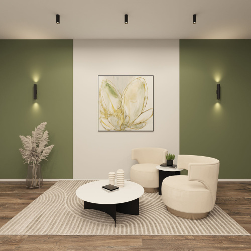 DK5022-BK Настенный светильник, IP20, до 15 Вт, LED, 2xGU10, черный, алюминий фото 5