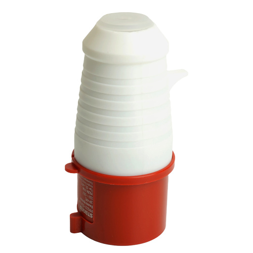 Вилка прямая ST-024 32А 380В 3P+PE IP44, PPG32-024-44, Stekker фото 2