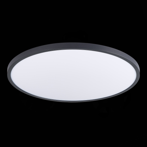 ST601.442.48 Светильник потолочный Черный LED 1*48W 4000K 4 320Lm Ra>90 120° IP20 D600xH27 185-265V Накладные светильники фото 4
