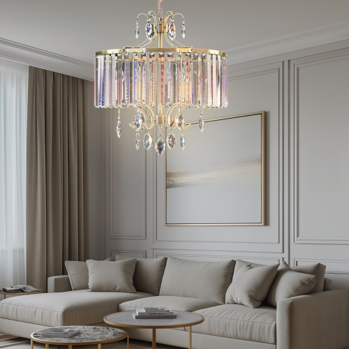 Citilux Инга CL335163 Люстра подвесная хрустальная Бронза фото 14 Citilux Инга CL335163 Люстра подвесная хрустальная Бронза фото 14