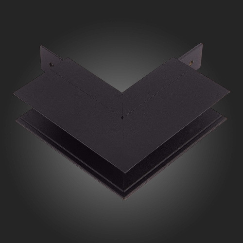 ST007.469.00 Внешний угол-соединитель для подвесного / накладного магнитного шинопровода ST-Luce Чер SKYLINE 48 фото 3