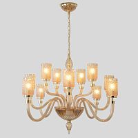 Crystal Lux Люстра Crystal Lux SILVESTRO SP12 AMBER