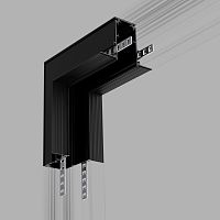 Slim Magnetic Коннектор угловой внутренний для встраиваемого шинопровода черный 85093/00 85093/00