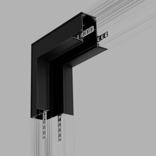 Slim Magnetic Коннектор угловой внутренний для встраиваемого шинопровода черный 85093/00 85093/00 Slim Magnetic Коннектор угловой внутренний для встраиваемого шинопровода черный 85093/00 85093/00