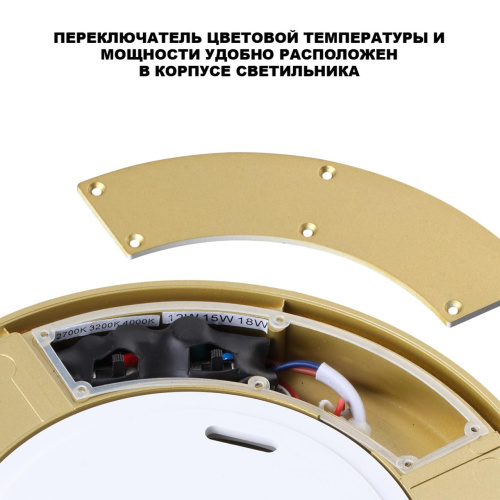 359732 STREET NT25 780 золото матовое Светильник ландшафтный с переключ. цв. температуры и мощности IP65 LED 12/15/18W 180-265V 2700К\3200К\4000К OPAL фото 5 359732 STREET NT25 780 золото матовое Светильник ландшафтный с переключ. цв. температуры и мощности IP65 LED 12/15/18W 180-265V 2700К\3200К\4000К OPAL фото 5