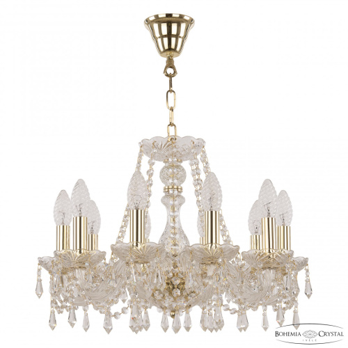 Люстра хрустальная 104/10/165 G Bohemia Ivele Crystal (Богемия Ивеле Кристалл)