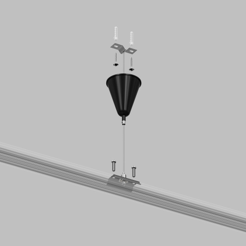 TR1105-BK Подвесная система для треков, 1,5 м, черный фото 4 TR1105-BK Подвесная система для треков, 1,5 м, черный фото 4