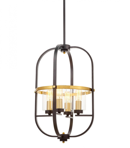 Подвесной светильник Lumina Deco Monterey LDP 1141-4 BK+MD фото 2 Подвесной светильник Lumina Deco Monterey LDP 1141-4 BK+MD фото 2
