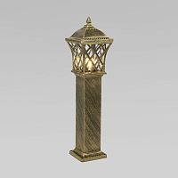 Ландшафтный светильник на столбе Cassiopeya F черное золото IP44 GL 1018F