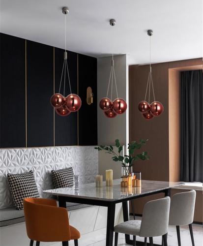 Подвесной светильник 19152P/3 rose gold фото 3