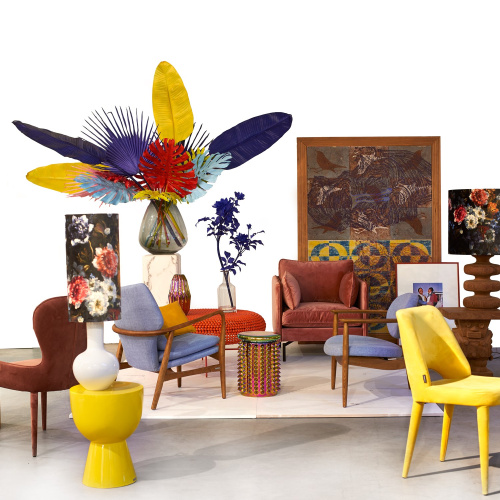 Искусственные цветы Selloum leaf yellow фото 3