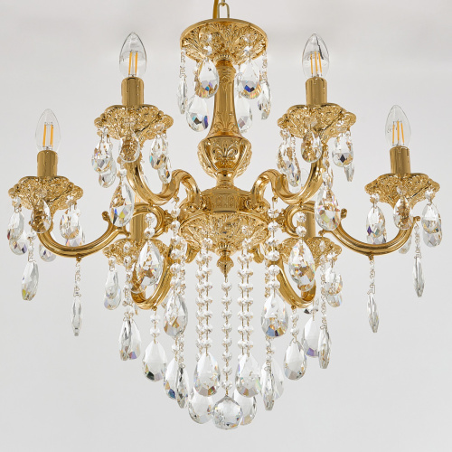 Люстра с хрустальными подвесками AL78101/6/175 B G Bohemia Ivele Crystal (Богемия Ивеле Кристалл) фото 5 Люстра с хрустальными подвесками AL78101/6/175 B G Bohemia Ivele Crystal (Богемия Ивеле Кристалл) фото 5