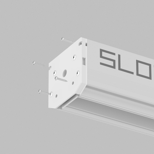 TR2017-WH Торцевая заглушка трека SLOTT, белая, алюминий фото 4