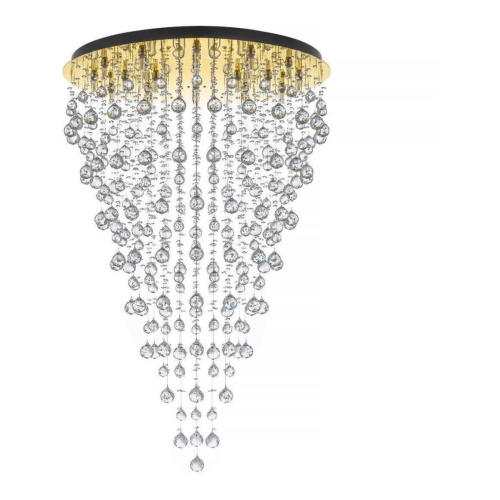 Каскадная люстра Arti Lampadari Flusso H 1.4.80.615 G Каскадная люстра Arti Lampadari Flusso H 1.4.80.615 G