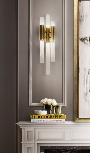 Настенный светильник Waterfall 6 gold фото 2