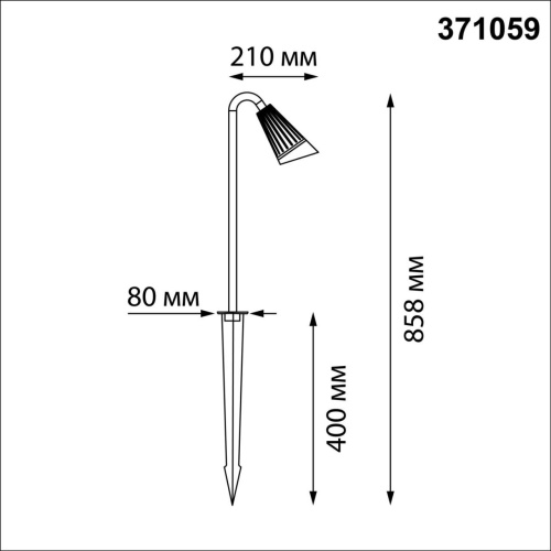 371059 STREET NT26 000 черный Светильник грунтовый IP65 GU10 max 35W 220-240V BELL фото 5 371059 STREET NT26 000 черный Светильник грунтовый IP65 GU10 max 35W 220-240V BELL фото 5