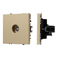 Механизм телевизионной розетки SCT-NOBE-MTV1-SFPL-GD Arlight 054294