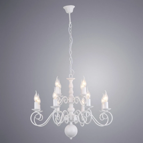 Подвесная люстра Arte Lamp ISABEL A1129LM-12WH фото 2 Подвесная люстра Arte Lamp ISABEL A1129LM-12WH фото 2