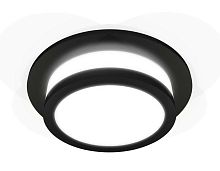 Комплект встраиваемого светильника Ambrella light Techno Spot XC7622041 SBK/FR черный песок/белый матовый (C7622, N7121)