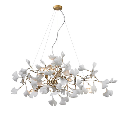 Люстра 10881P/L1000 gold/white фото 2 Люстра 10881P/L1000 gold/white фото 2