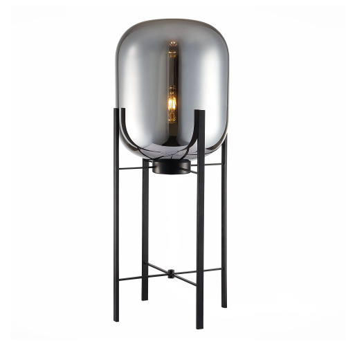 SL1050.715.01 Торшер ST-Luce Черный/Дымчатый E27 1*40W BURASCA фото 5