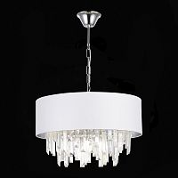 SLE1120-103-07 Светильник подвесной Хром/Белый E14 7*40W DAHLIA