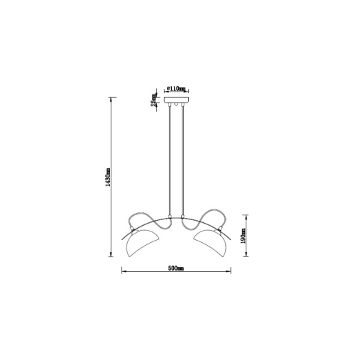 Подвесной светильник Vele Luce Musicista VL5462P22 фото 4