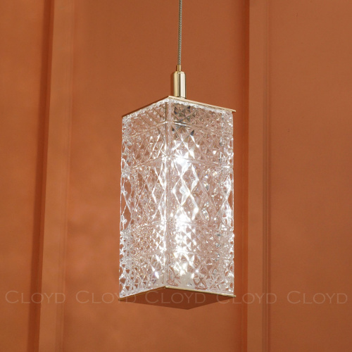 Подвесной светильник Cloyd PROMENADE P1 / шир. 8 см - золото (арт.11526) фото 5