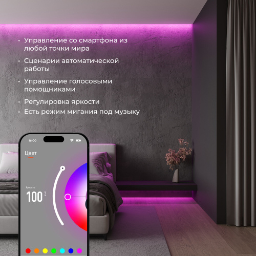 Умный контроллер для светодиодных лент RGB 12-24 В 95002/00 фото 3 Умный контроллер для светодиодных лент RGB 12-24 В 95002/00 фото 3
