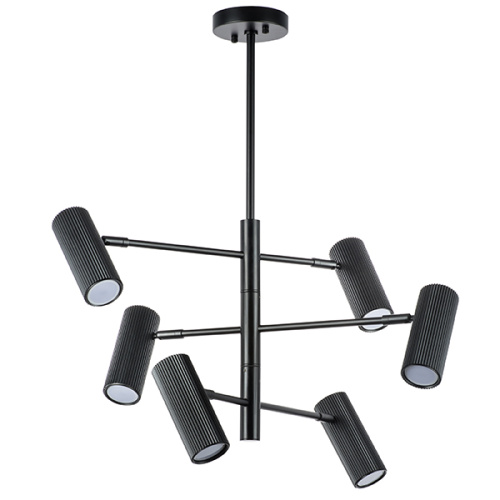 718267 Люстра ROMA 6х28W GU10 (led) ЧЕРНЫЙ 718267 Люстра ROMA 6х28W GU10 (led) ЧЕРНЫЙ
