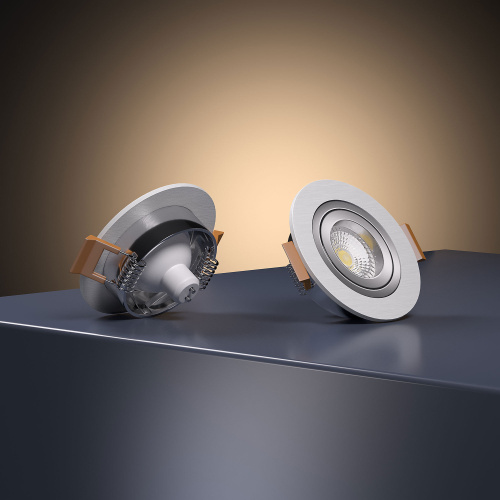 Алюминиевый точечный светильник 1061/1 MR16 WH белый фото 2